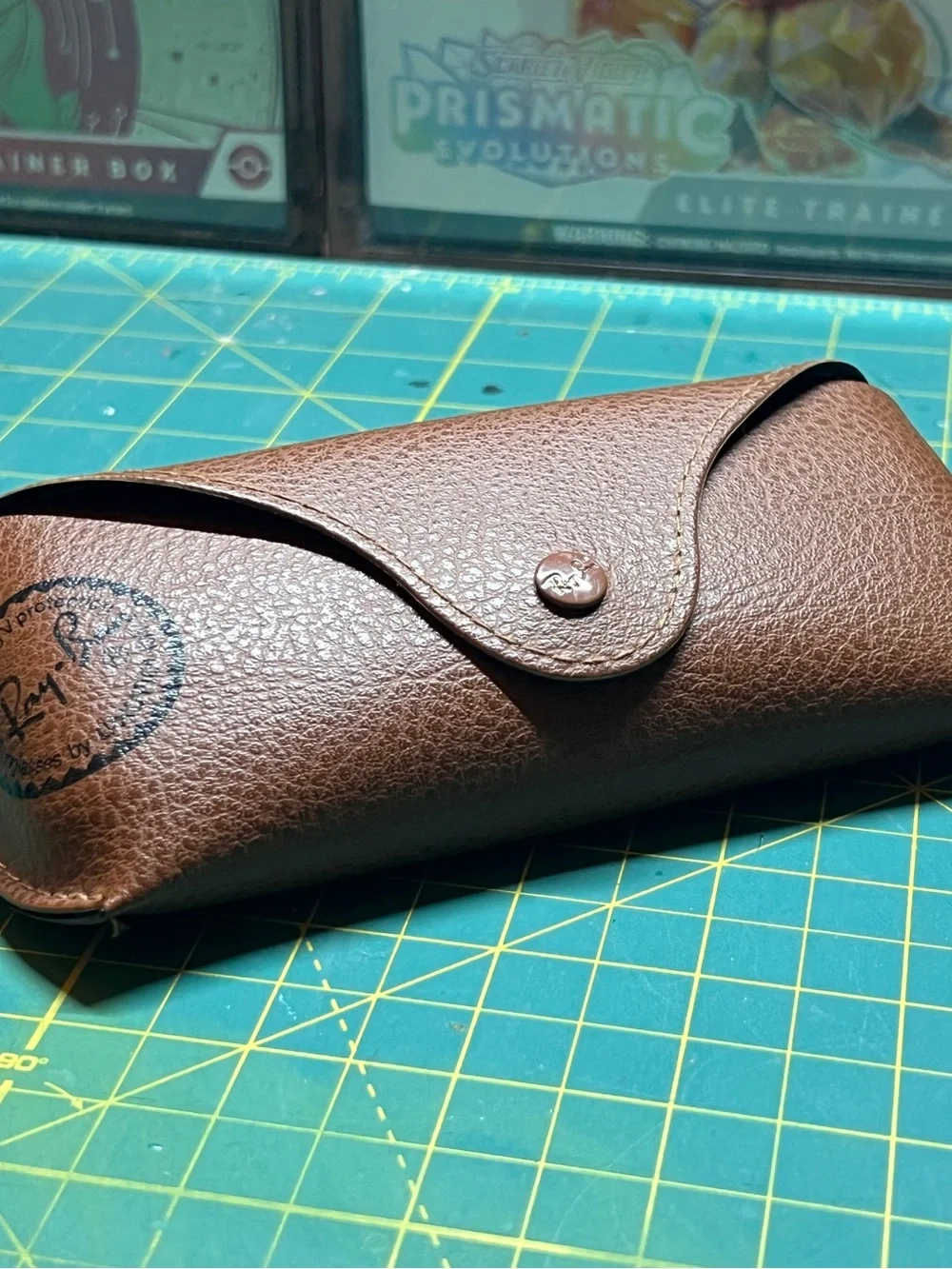 Ray-Ban Gold Frame Sunglasses with Green Lenses